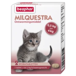 Beaphar Beaphar Milquestra Wormtabletten Kat 7 Beaphar Beaphar Milquestra Wormtabletten Kat -katten benodigdheden beaphar beaphar milquestra wormtabletten kat 2