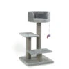 Beeztees Beeztees Krabpaal Figo - 50x50x92 Cm - Grijs -katten benodigdheden beeztees beeztees krabpaal figo 50x50x92 cm grijs