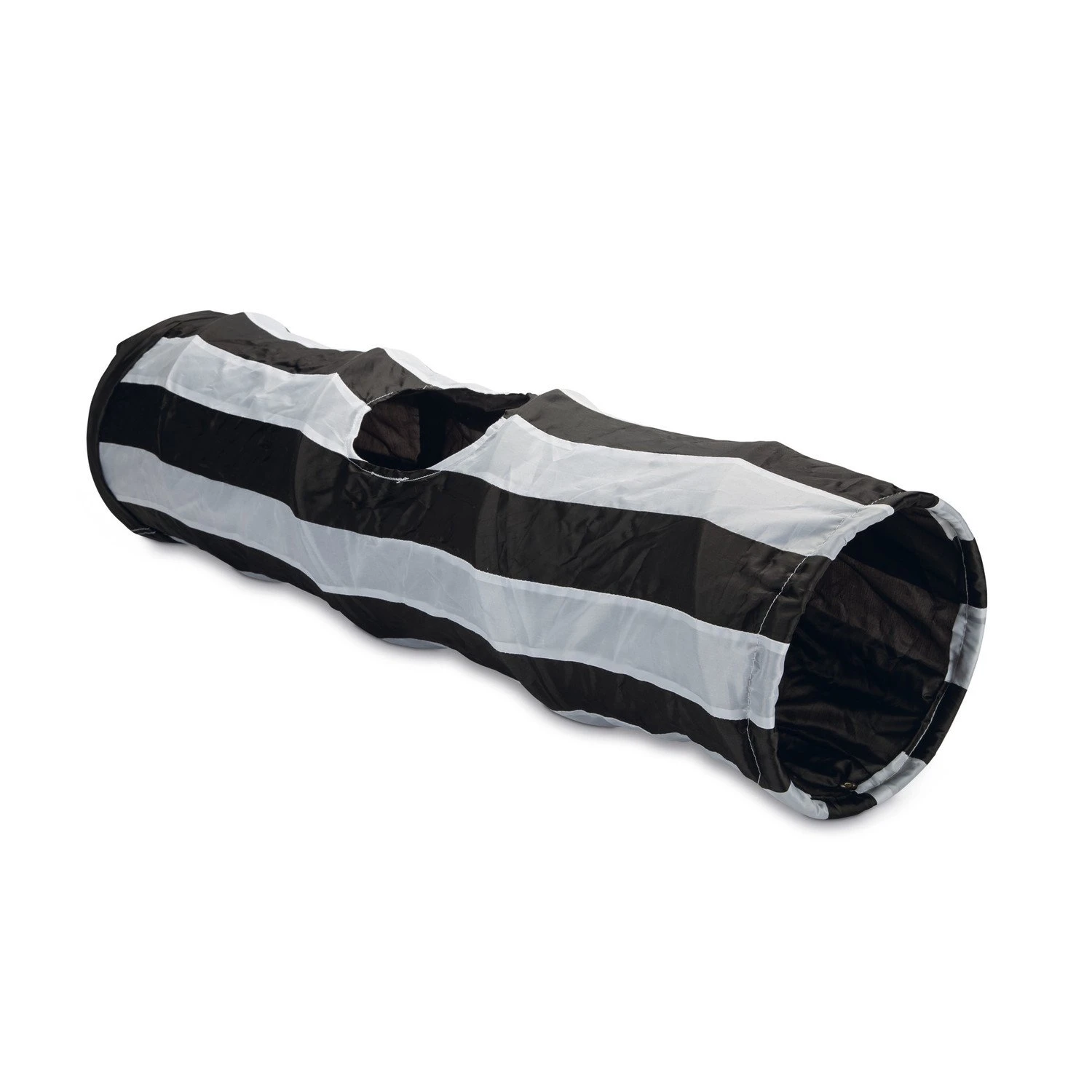 Beeztees Beeztees Nylon Speeltunnel Longy - 90x26 Cm - Zwart-Wit 5 Beeztees Beeztees Nylon Speeltunnel Longy - 90x26 Cm - Zwart-Wit - Afbeelding 3