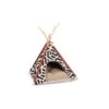 Beeztees Beeztees Tipi Tent Vigo - Wit/Zwart - 50x50x70 1 Beeztees Beeztees Tipi Tent Vigo - Wit/Zwart - 50x50x70 -katten benodigdheden beeztees beeztees tipi tent vigo wit zwart 50x50x7