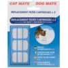 Cat Mate Cat Mate Filter Voor Drinkfontein - 11x1,2x5,5 Cm - 2 Stuks -katten benodigdheden cat mate cat mate filter voor drinkfontein 11x12x5