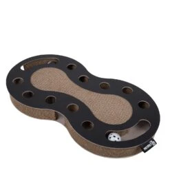 District 70 District 70 SNAKE Cardboard Krabkarton Zwart - 54x28x6 Cm -katten benodigdheden district 70 district 70 snake cardboard krabkarton 2