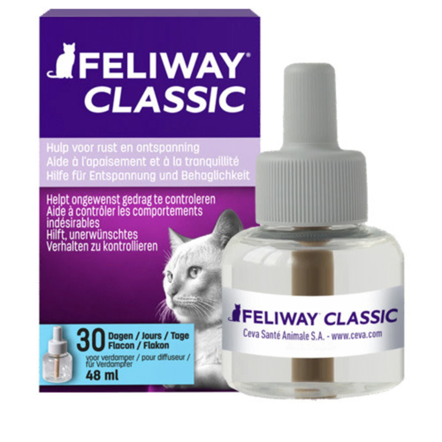 Feliway Feliway CLASSIC Navulling 3 Feliway Feliway CLASSIC Navulling