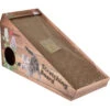 Flamingo Krabkarton Helling - 50 X 21 X 32 Cm - Met Muis Binnenin -katten benodigdheden flamingo krabkarton helling 50 x 21 x 32 cm met mu