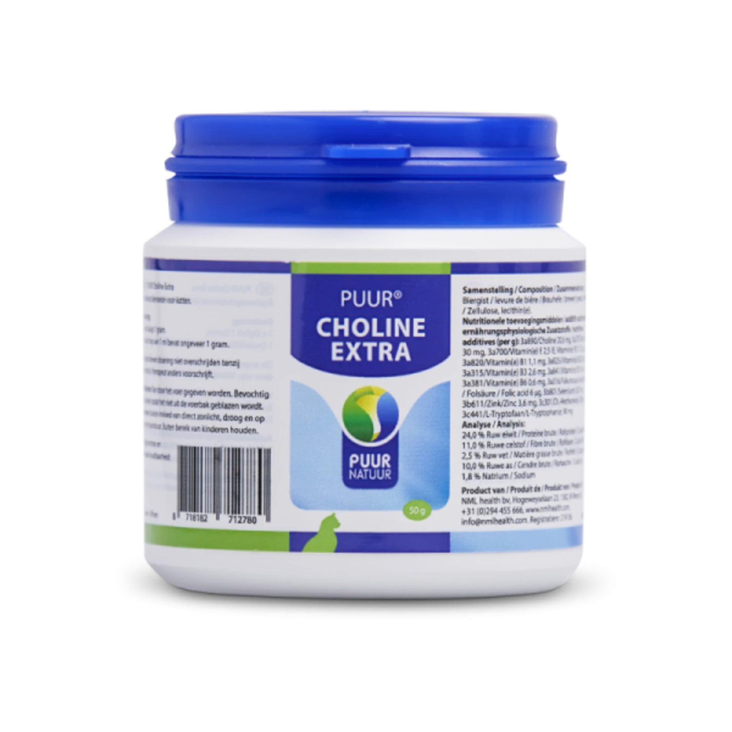 PUUR PUUR Choline Extra - Kat - 50 Gram 4 PUUR PUUR Choline Extra - Kat - 50 Gram - Afbeelding 2