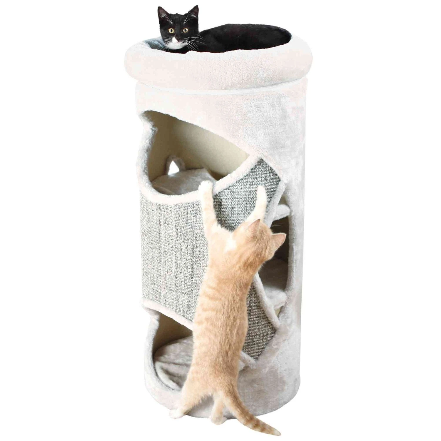 Trixie Trixie Cat Tower Gracia - 38x85 Cm - Lichtgrijs 5 Trixie Trixie Cat Tower Gracia - 38x85 Cm - Lichtgrijs - Afbeelding 3