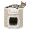 Trixie Trixie Cat Tower Ria - 37 Cm - Lichtgrijs-Natuur 2 Trixie Trixie Cat Tower Ria - 37 Cm - Lichtgrijs-Natuur -katten benodigdheden trixie trixie cat tower ria 37 cm lichtgrijs natuu