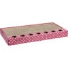 Trixie Trixie Krabkarton Met Ballen En Catnip - 48x5x25 Cm - Roze -katten benodigdheden trixie trixie krabkarton met ballen en catnip 48x5 1